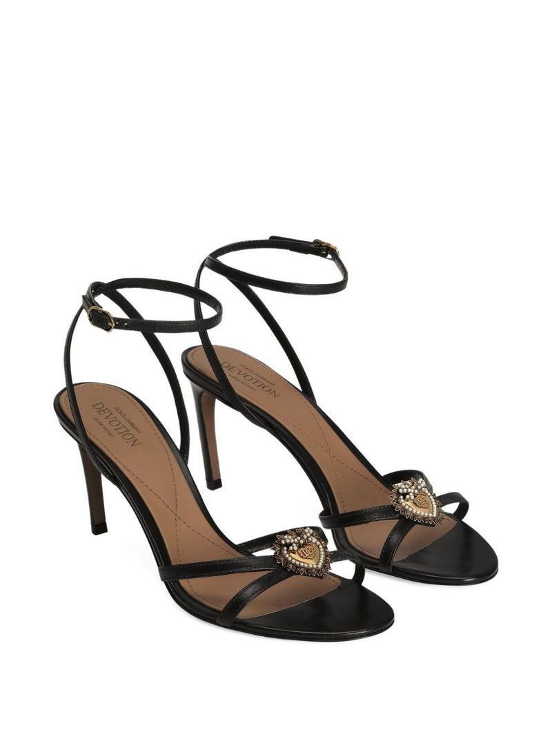 Dolce & Gabbana Devotion Calfskin sandal | Urbalenti™ NYC