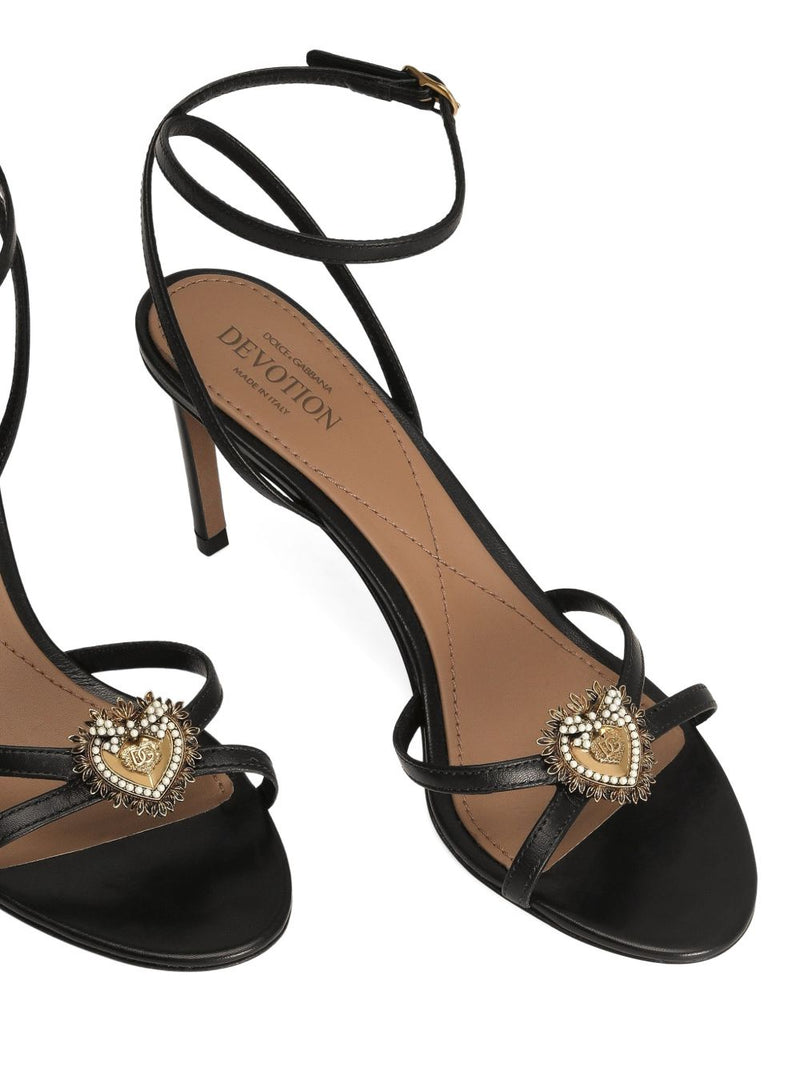 Dolce & Gabbana Devotion Calfskin sandal | Urbalenti™ NYC