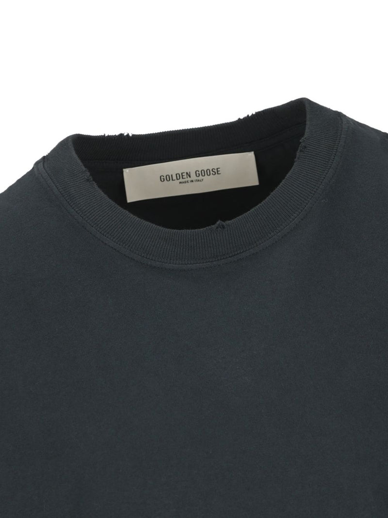 Golden Goose T-Shirts and Polos Black - Black Embroidered | Urbalenti |... | Urbalenti™ NYC