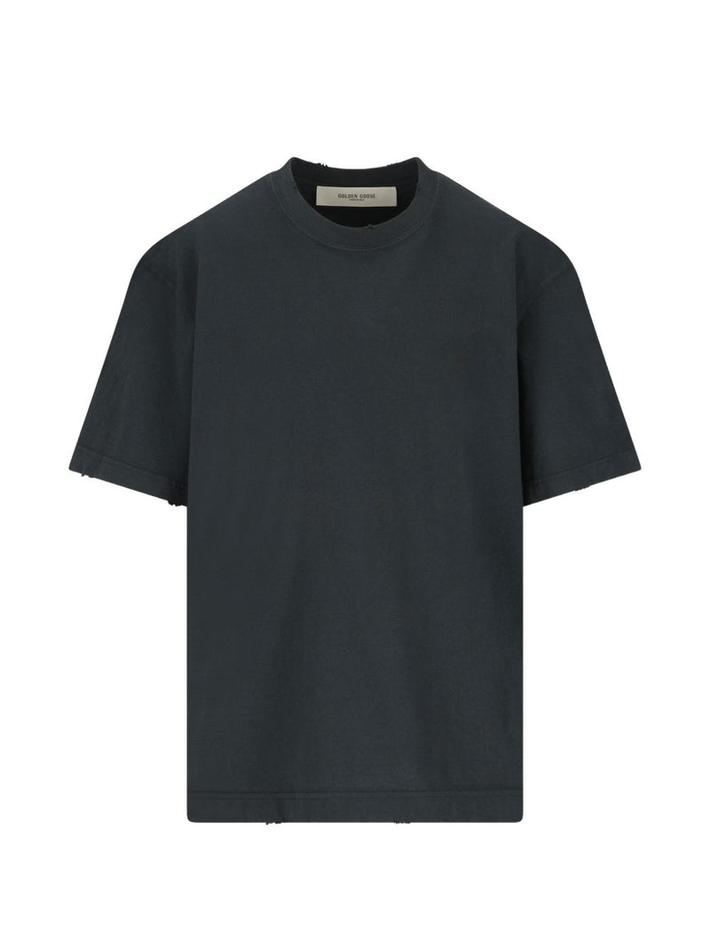 Golden Goose T-Shirts and Polos Black - Black Embroidered | Urbalenti |... | Urbalenti™ NYC