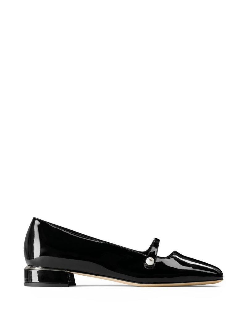 Jimmy Choo Elisa patent leather ballet flats | Urbalenti™ NYC