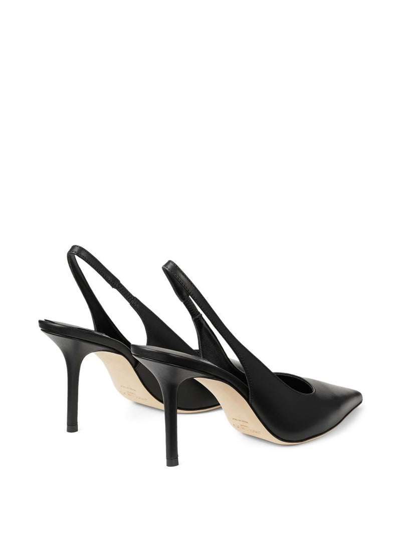 Jimmy Choo Love leather slingback pumps | Urbalenti™ NYC