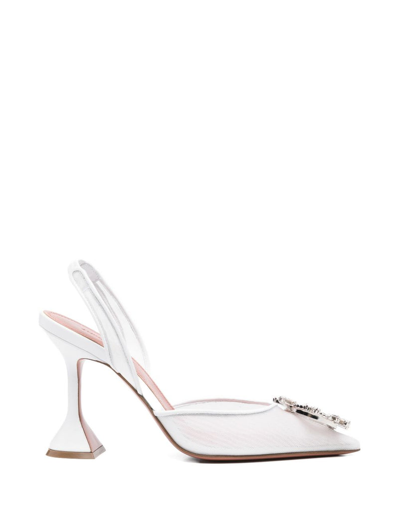 Amina Muaddi Begum Slingbacks Pumps | Urbalenti™ NYC