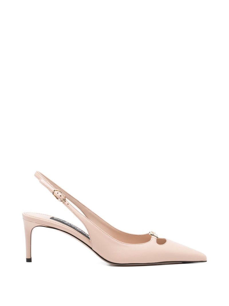Dolce & Gabbana slingback-strap leather pumps | Urbalenti™ NYC