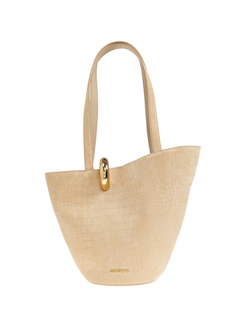 JACQUEMUS Le Bambola Moyen leather bucket bag Variant 1 | Urba... | Urbalenti™ NYC