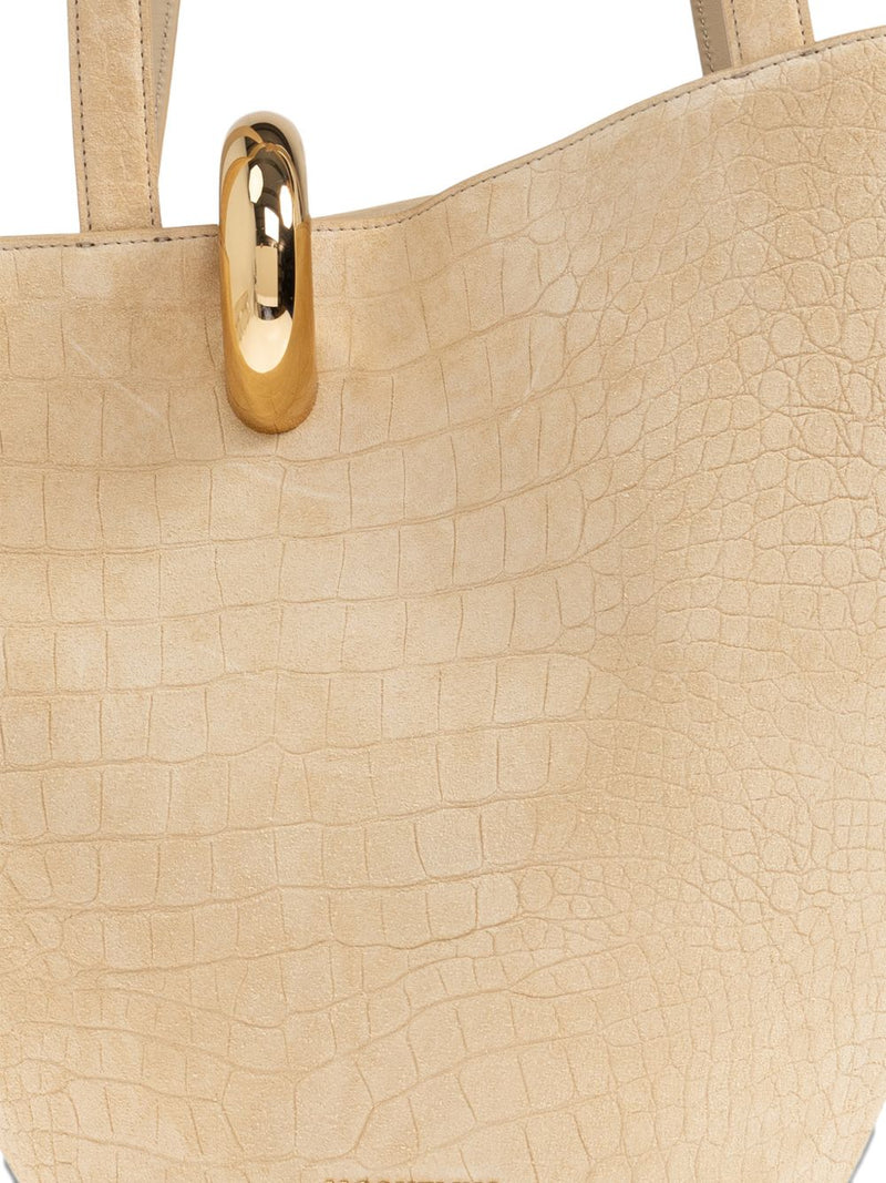 JACQUEMUS Le Bambola Moyen leather bucket bag Variant 1 | Urba... | Urbalenti™ NYC