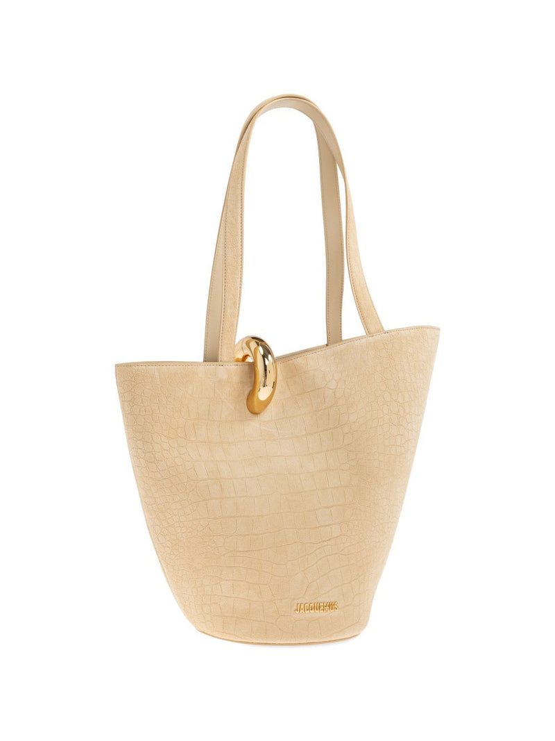 JACQUEMUS Le Bambola Moyen leather bucket bag Variant 1 | Urba... | Urbalenti™ NYC