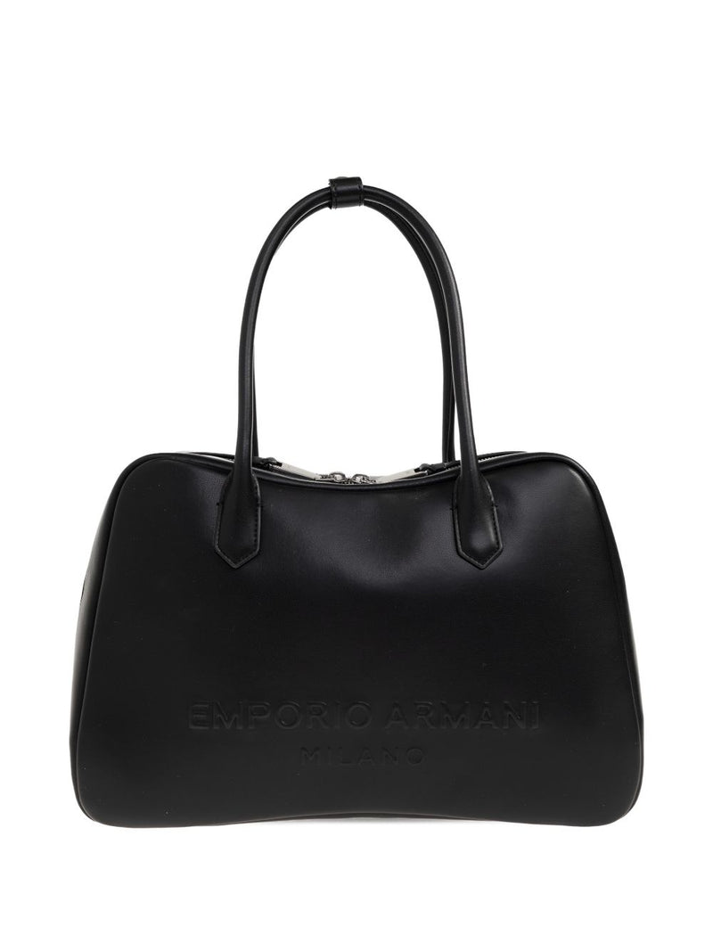 Emporio Armani Eagle Club Capsule Collection Soft Leather Shoulder Bag | Urbalenti™ NYC