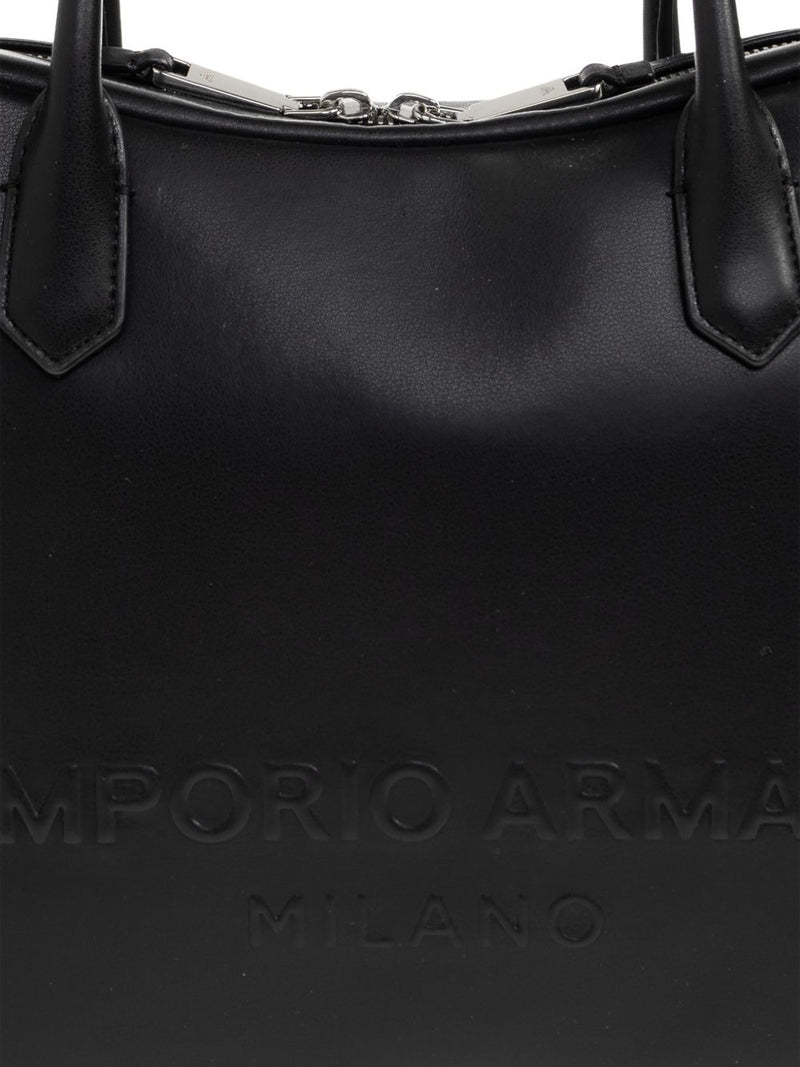 Emporio Armani Eagle Club Capsule Collection Soft Leather Shoulder Bag | Urbalenti™ NYC