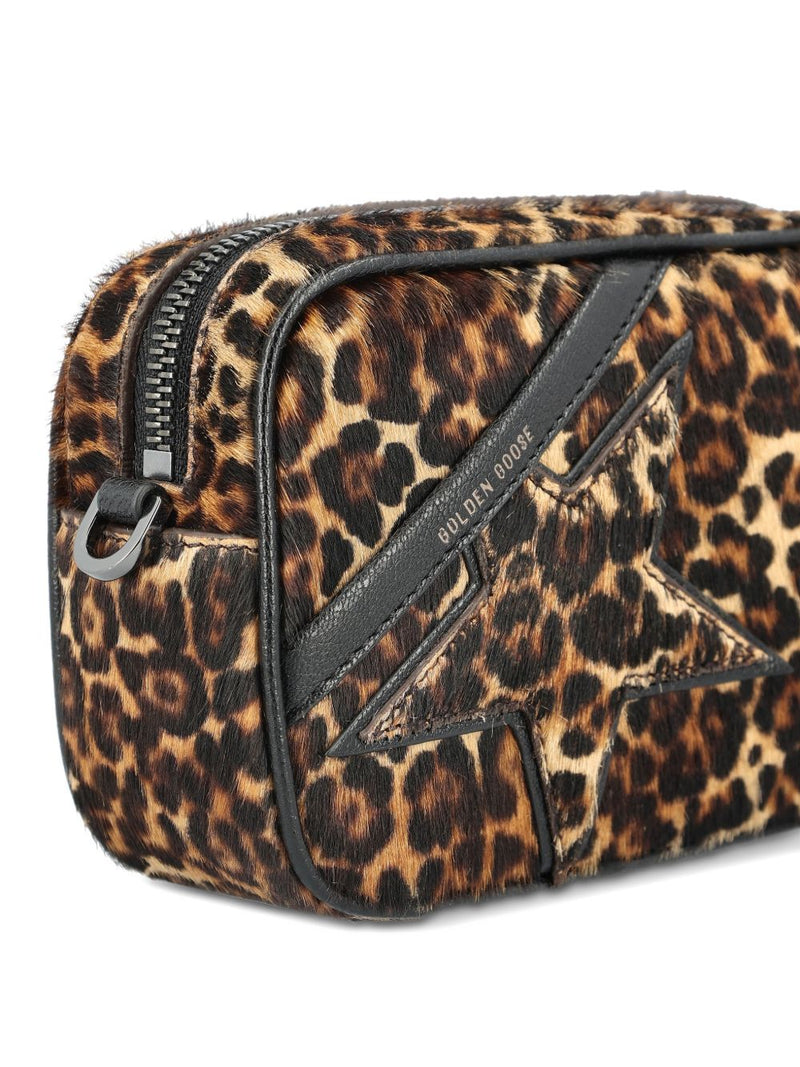 Golden Goose Mini Star Bag In Animal-Print Pony Skin With T... | Urbalenti™ NYC