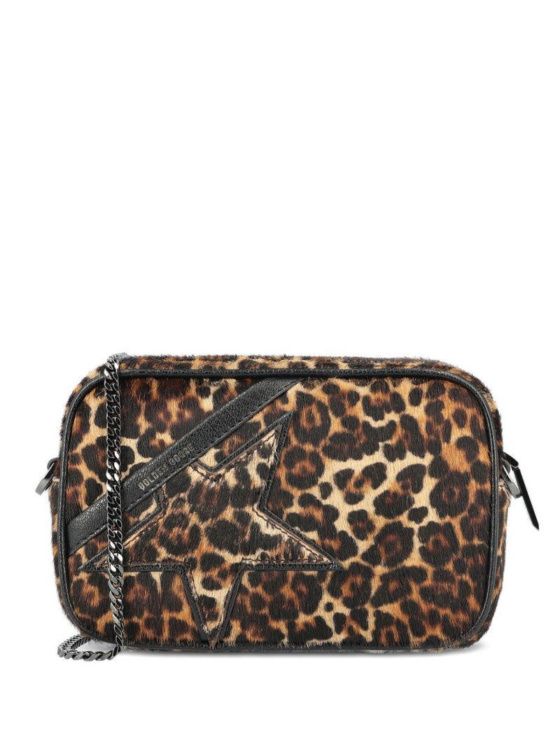 Golden Goose Mini Star Bag In Animal-Print Pony Skin With T... | Urbalenti™ NYC