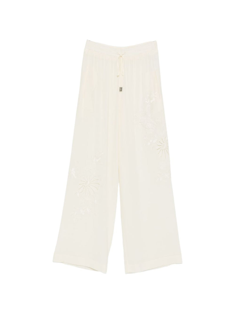 Ermanno Scervino Ermanno Scervino Silk pajama trousers