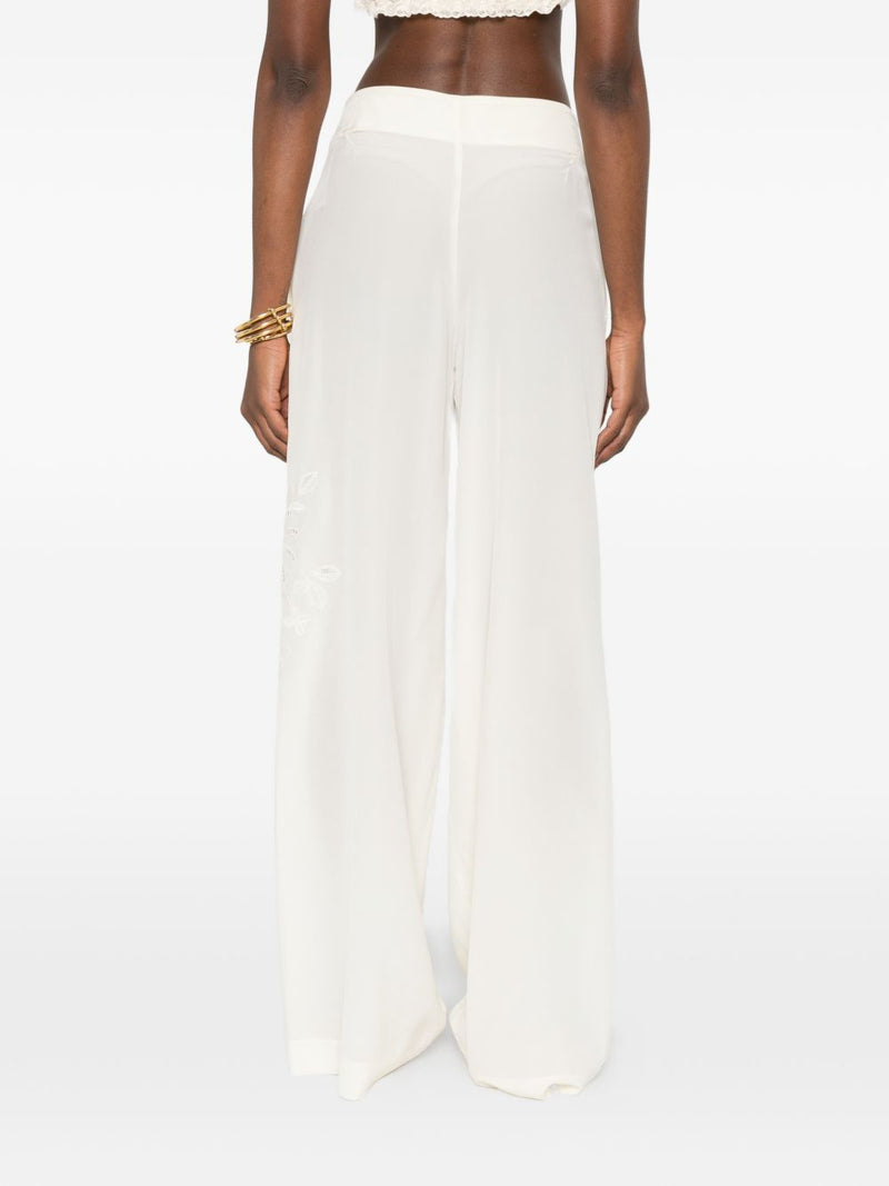 Ermanno Scervino Ermanno Scervino Silk pajama trousers