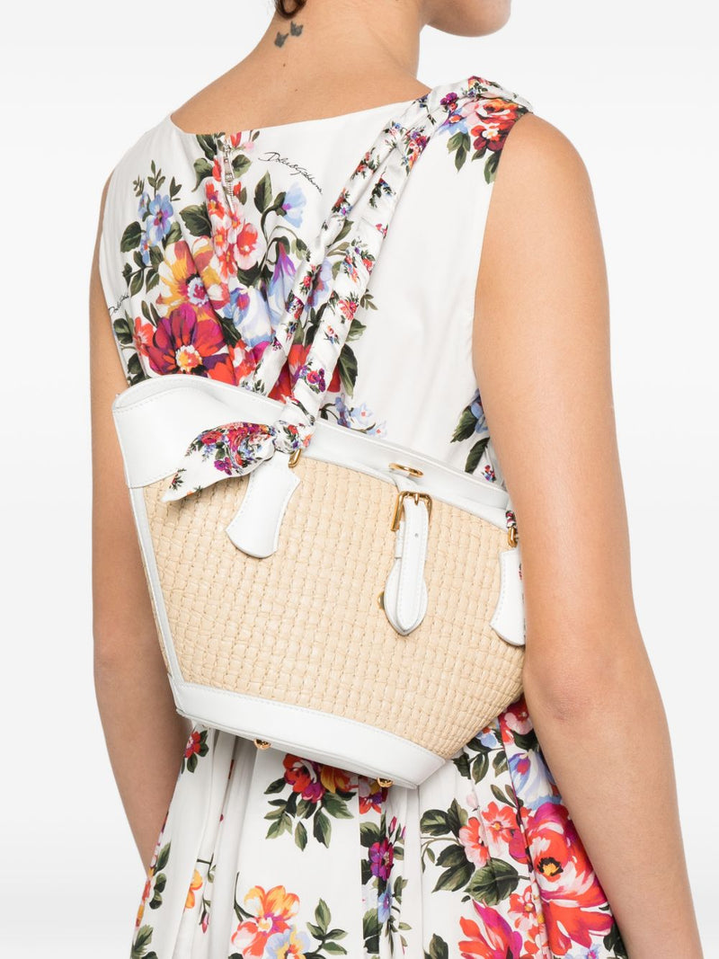 Dolce & Gabbana Floral-Handle Tote Bag | Urbalenti™ NYC