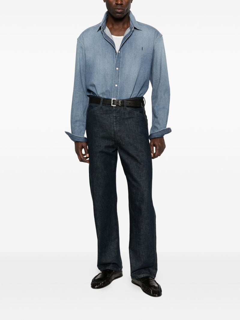 Saint Laurent Shirts Blue | Urbalenti™ NYC