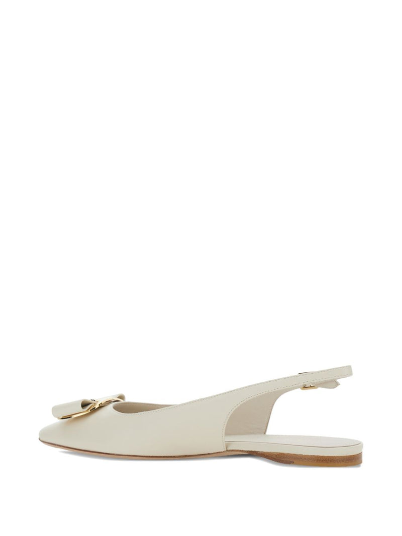 Ferragamo Zelmi buckle ballerinas | Urbalenti™ NYC