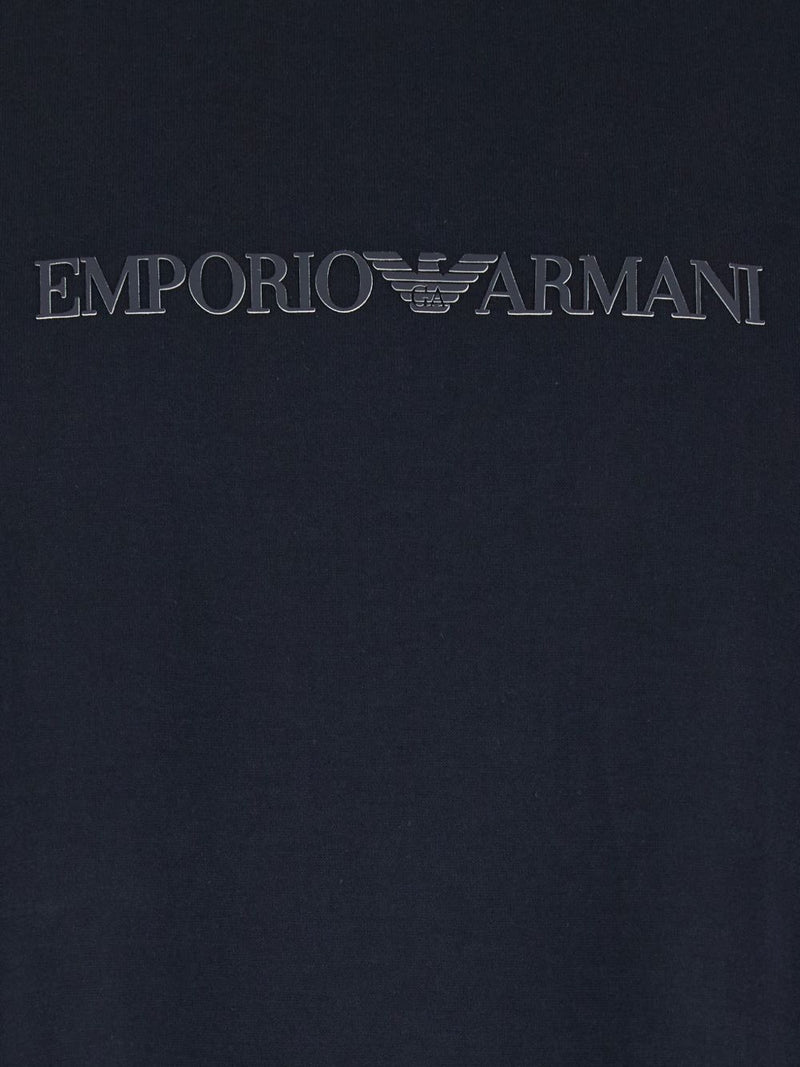 Emporio Armani Logo cotton t-shirt | Urbalenti™ NYC