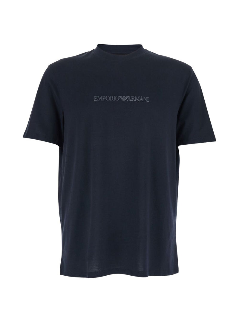 Emporio Armani Logo cotton t-shirt | Urbalenti™ NYC