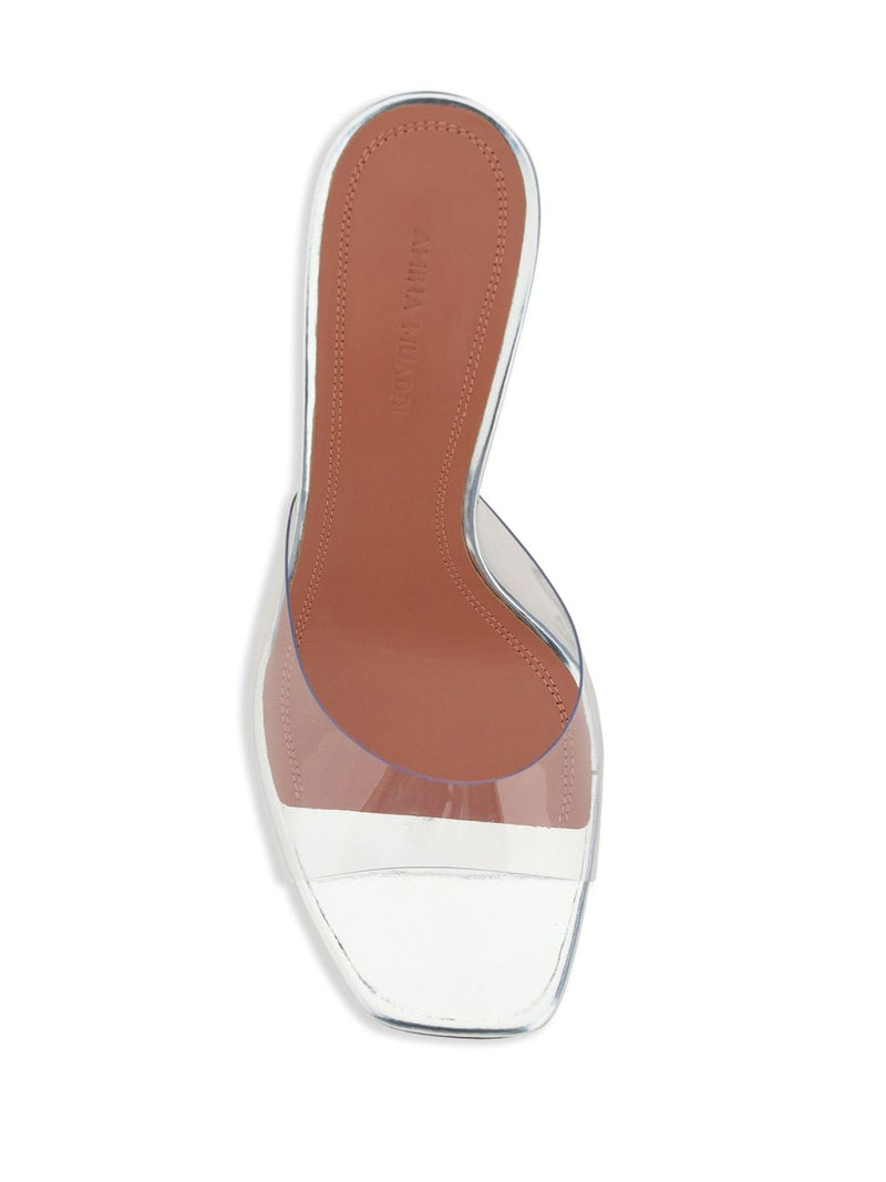 Amina Muaddi Lupita Glass Slipper | Urbalenti™ NYC