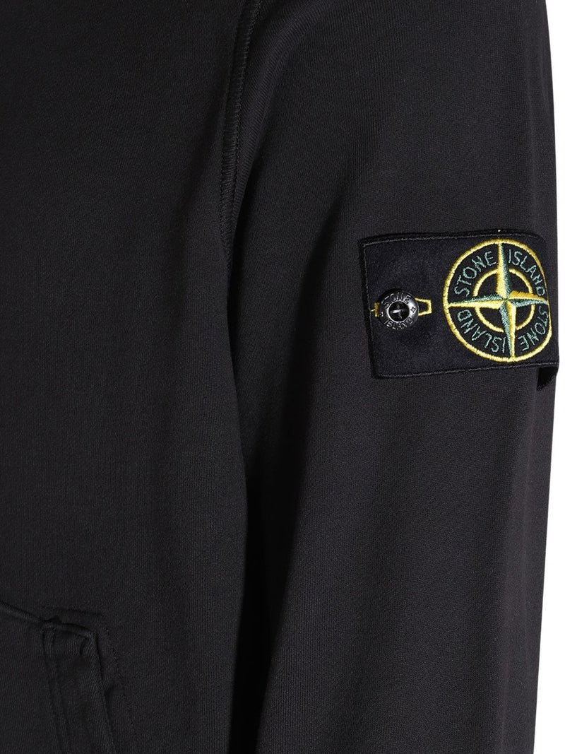 Stone Island Logo cotton hoodie | Urbalenti Variant 2 | Urbalenti™ NYC