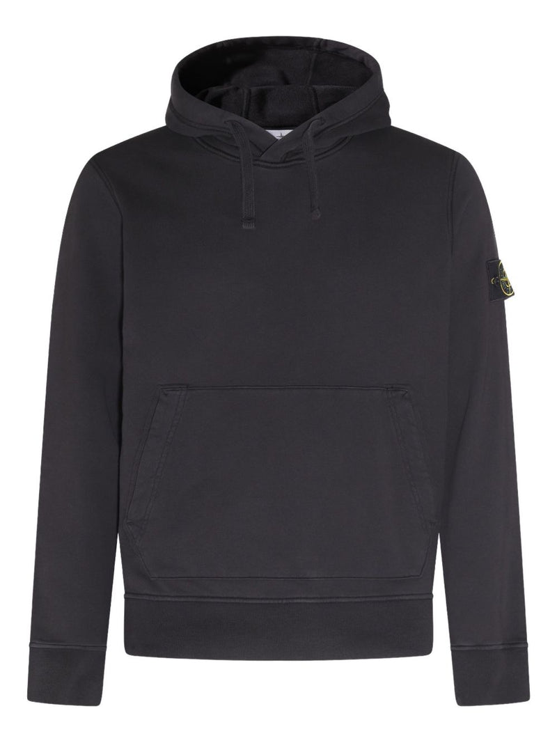 Stone Island Logo cotton hoodie | Urbalenti Variant 2 | Urbalenti™ NYC