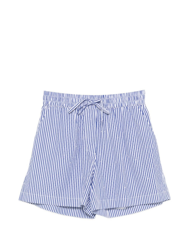Parosh Parosh Striped cotton shorts