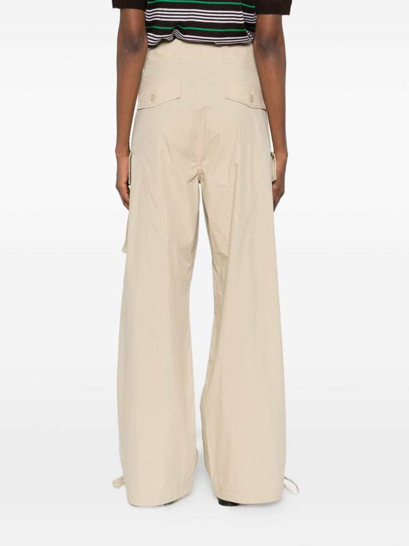Parosh Parosh P.A.R.O.S.H. Nylon and cotton trousers
