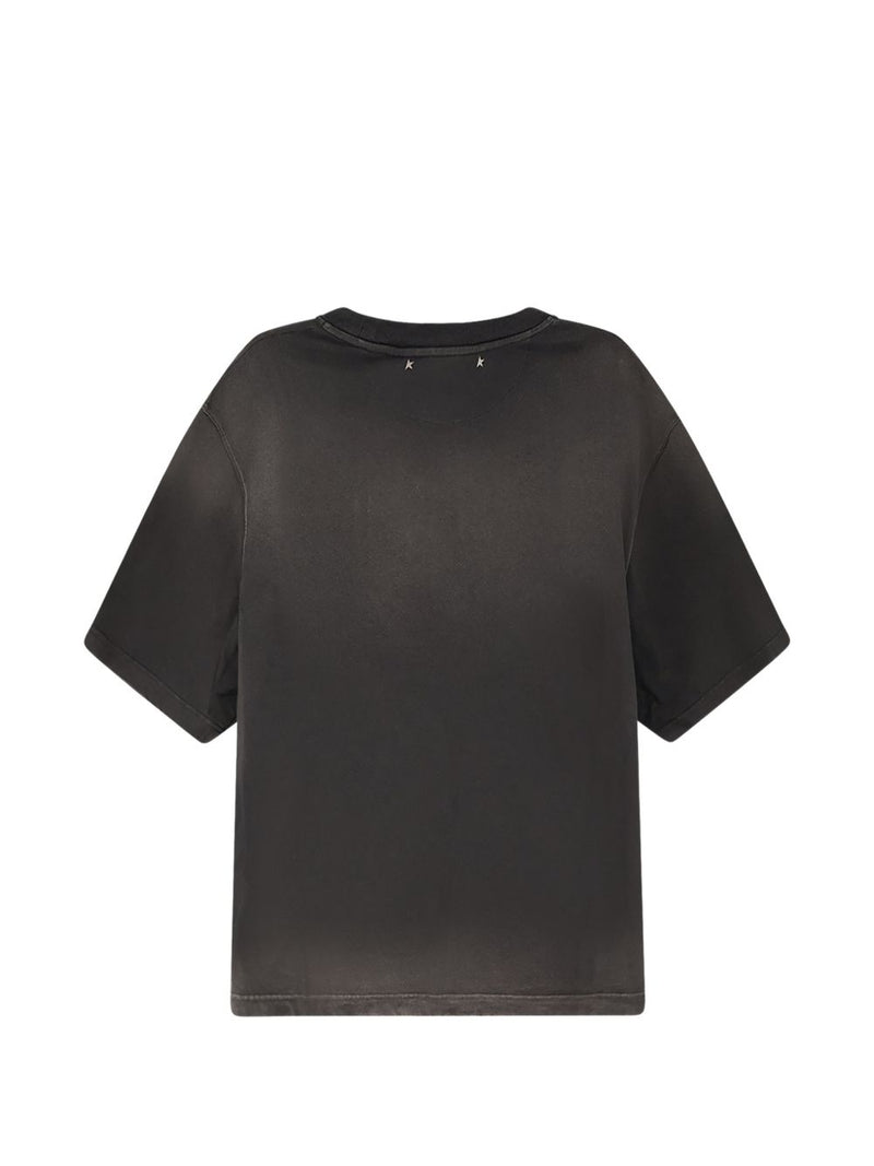 Golden Goose T-Shirts and Polos Grey - Black Cotton | Urbalenti | Urbale... | Urbalenti™ NYC