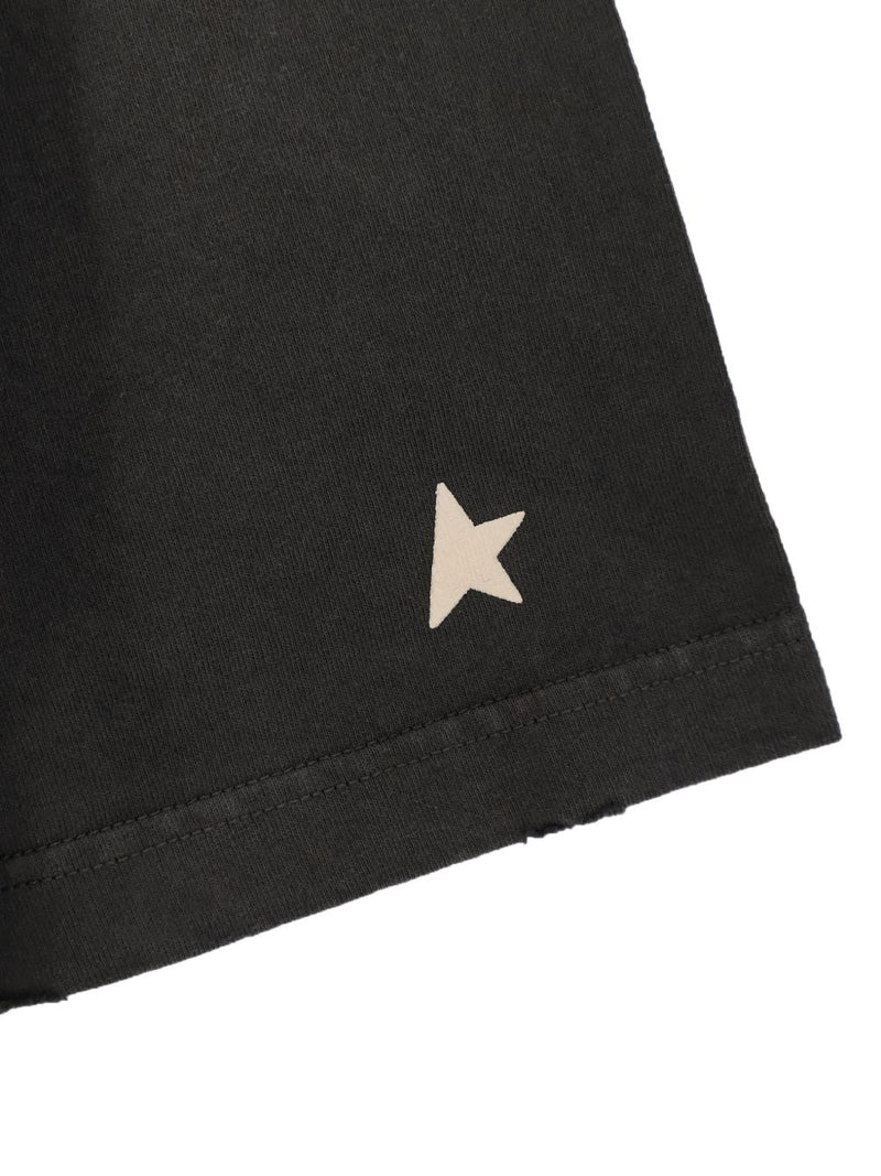 Golden Goose T-Shirts and Polos Grey - Black Cotton | Urbalenti | Urbale... | Urbalenti™ NYC