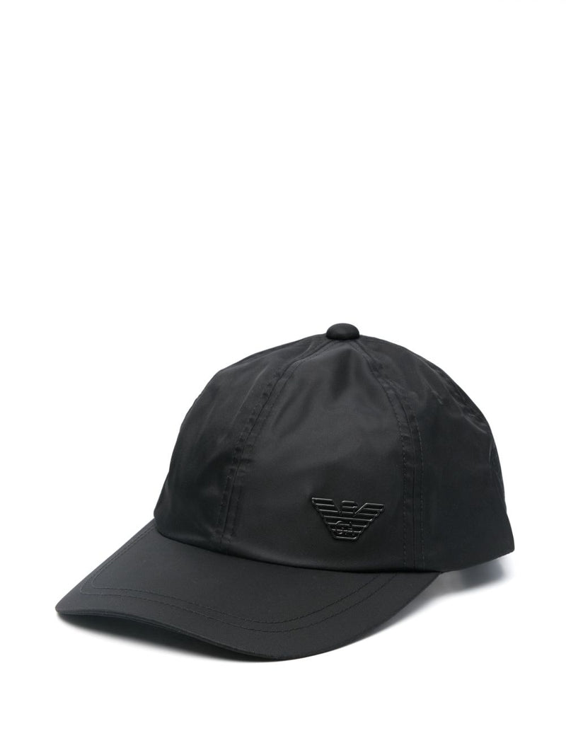 Emporio Armani Asv Nylon Baseball Cap With Eagle Plate |... | Urbalenti™ NYC