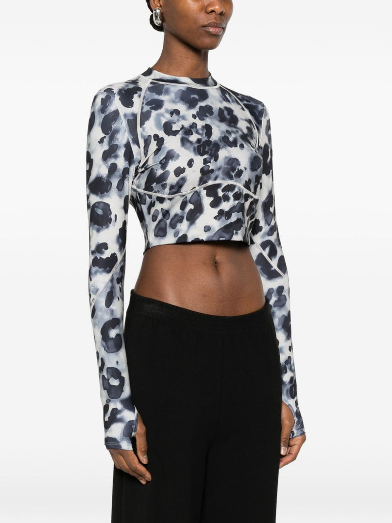 Adidas By Stella McCartney Open-back t-shirt | Urbalenti™ NYC