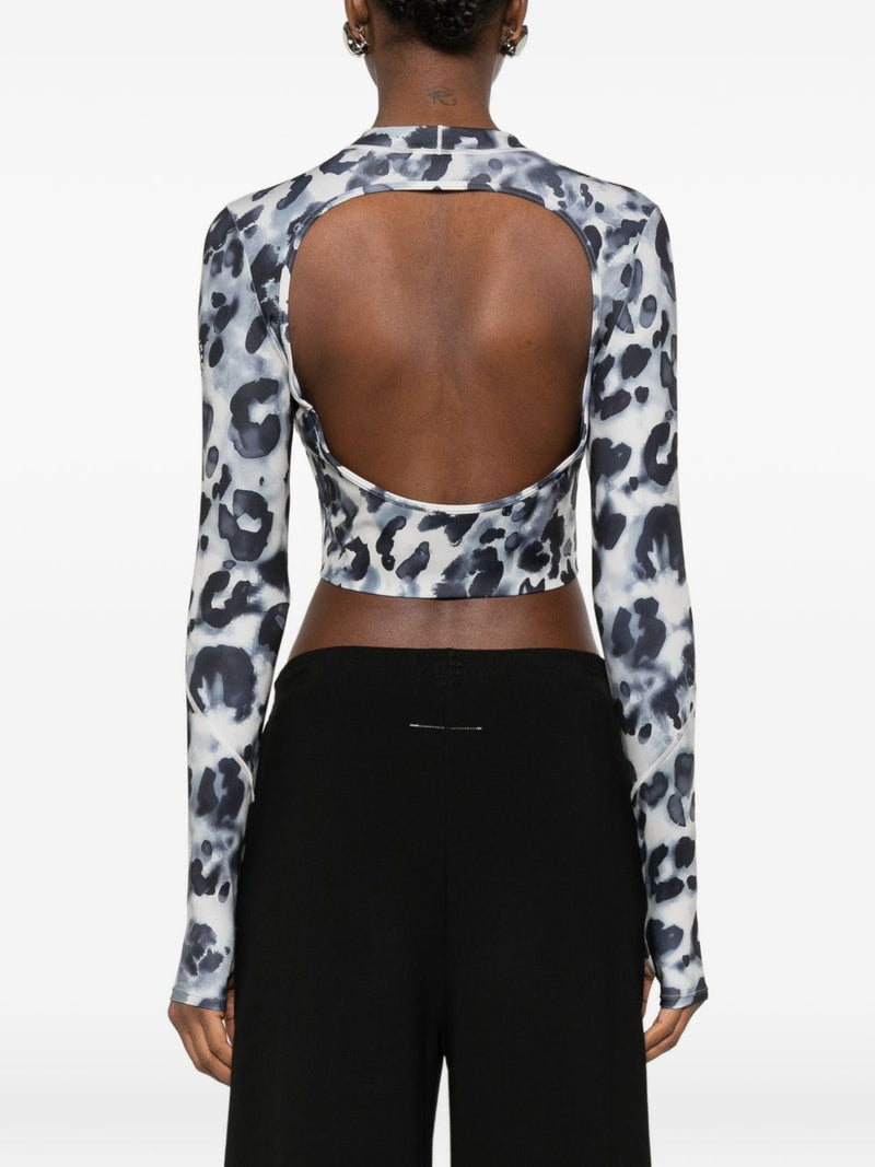 Adidas By Stella McCartney Open-back t-shirt | Urbalenti™ NYC