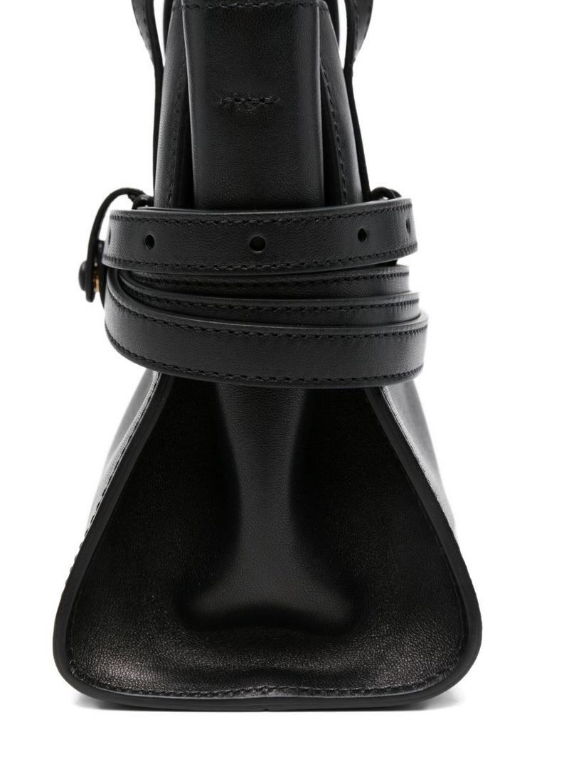 Moschino Tie Me small leather handbag | Urbalenti™ NYC