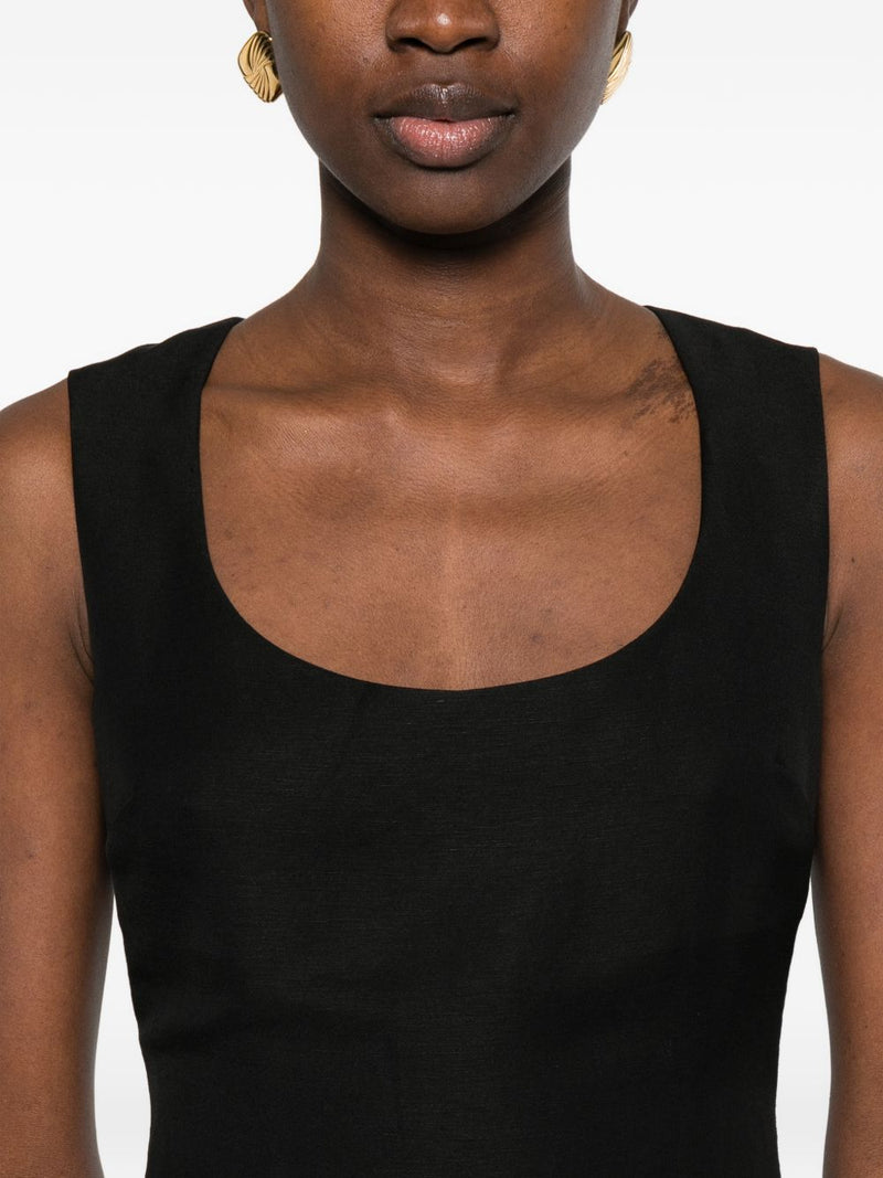 JACQUEMUS La Robe Tablier long dress Variant 2 | Urbalenti™ NYC