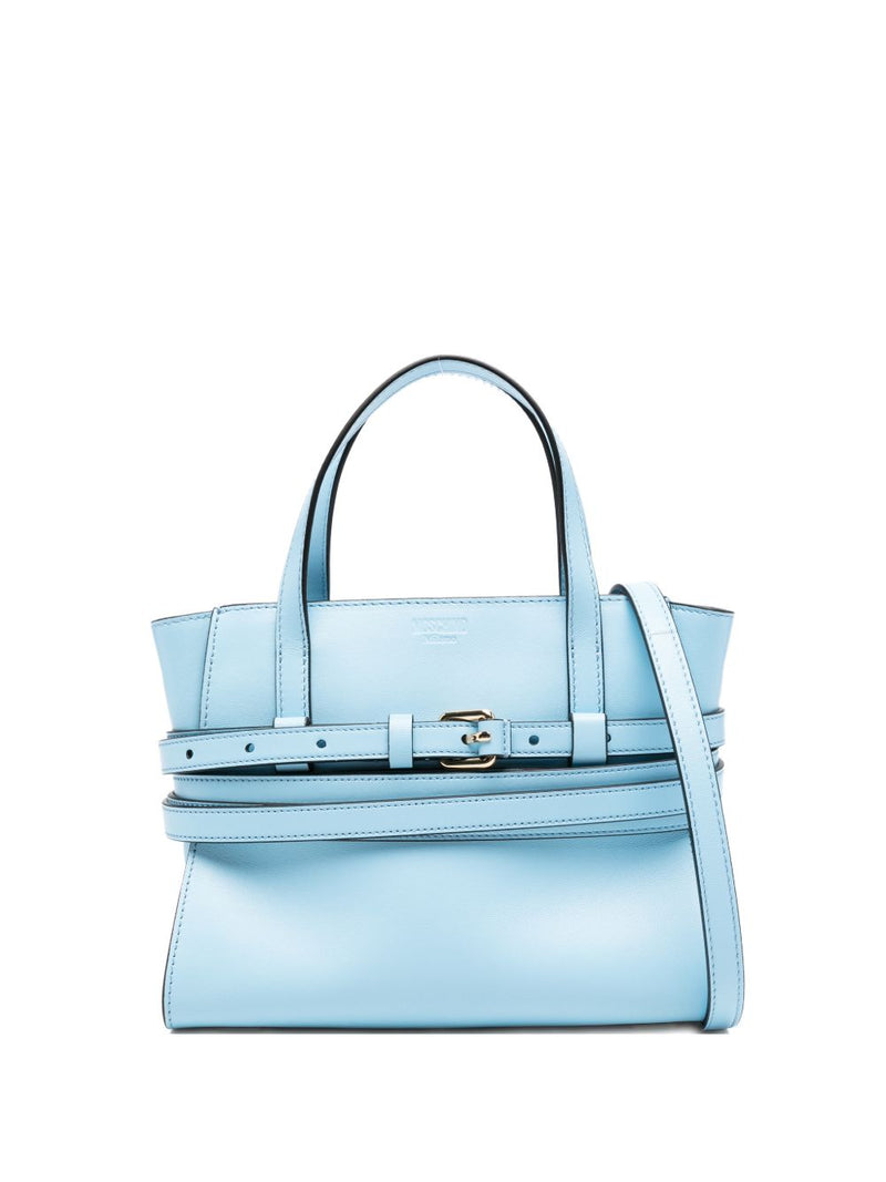 Moschino Moschino Tie Me small leather handbag