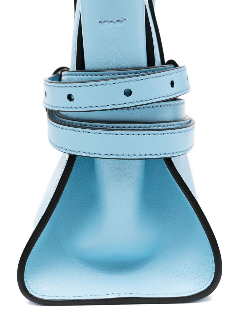 Moschino Moschino Tie Me small leather handbag