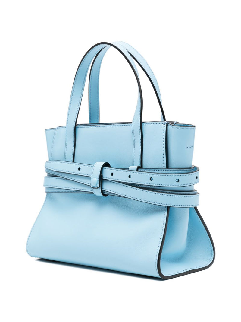 Moschino Moschino Tie Me small leather handbag