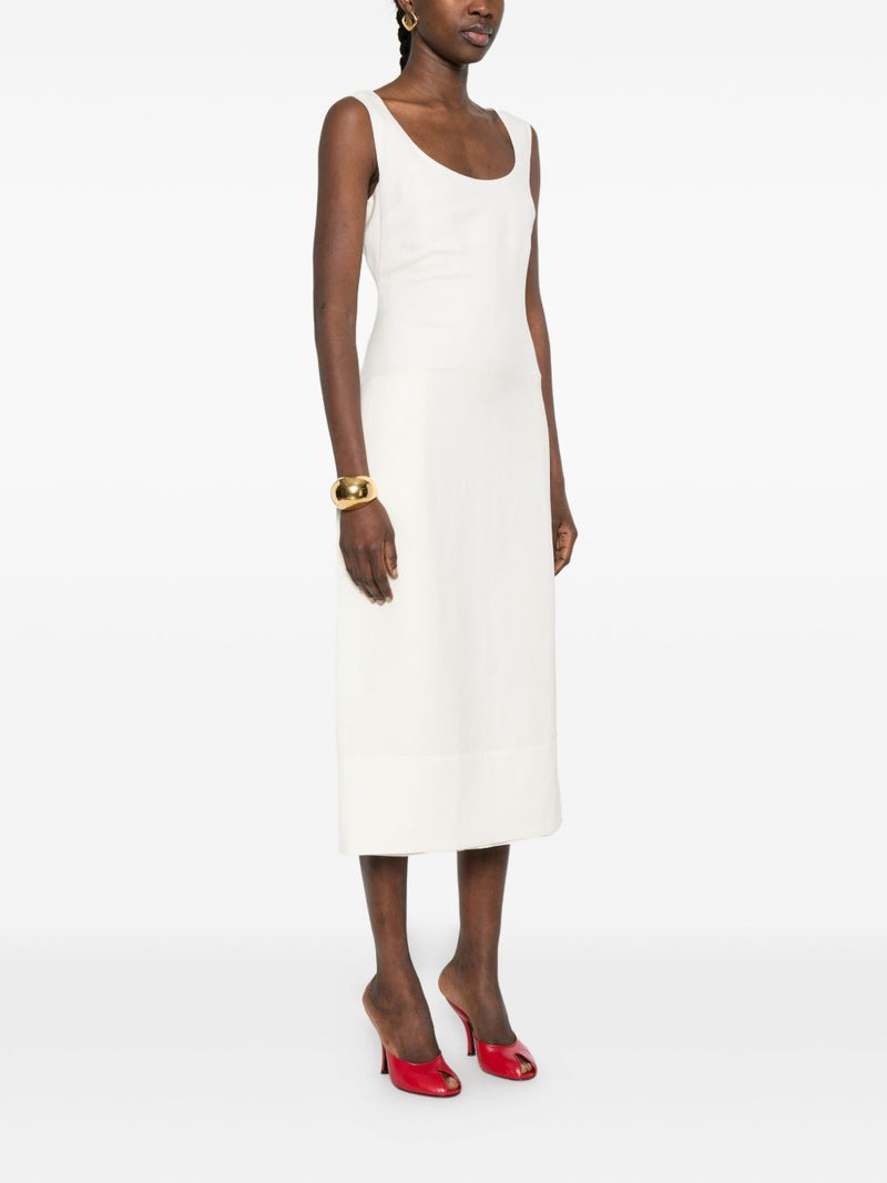 JACQUEMUS La Robe Tablier long dress Variant 1 | Urbalenti™ NYC