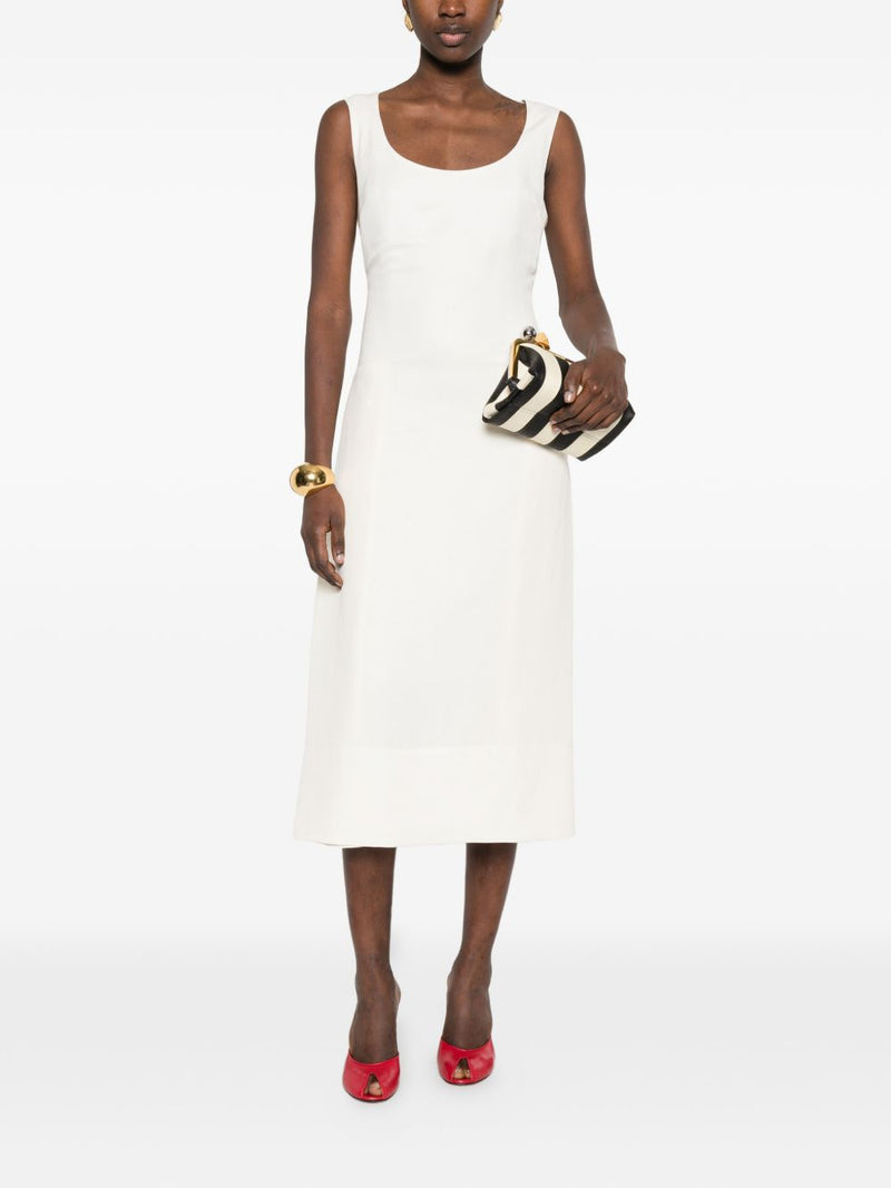 JACQUEMUS La Robe Tablier long dress Variant 1 | Urbalenti™ NYC