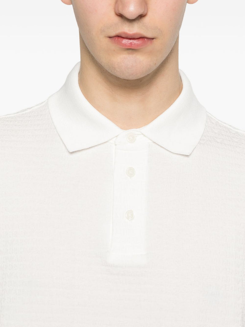 Emporio Armani Emporio Armani Logo cotton polo shirt