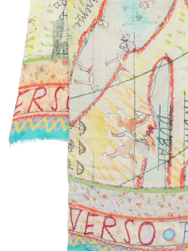 Faliero Sarti Faliero Sarti Forte Dei Marmi silk blend stole