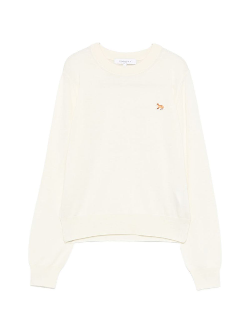 Maison Kitsuné Maison Kitsuné Baby Fox wool crewneck jumper