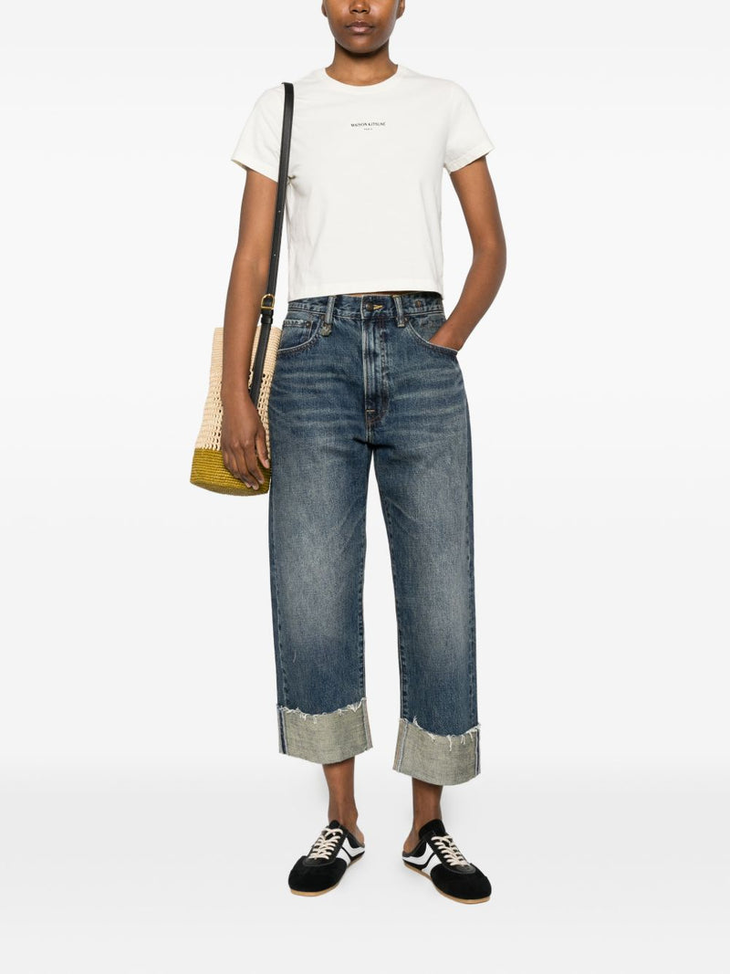 Maison Kitsuné Maison Kitsuné Logo cotton t-shirt