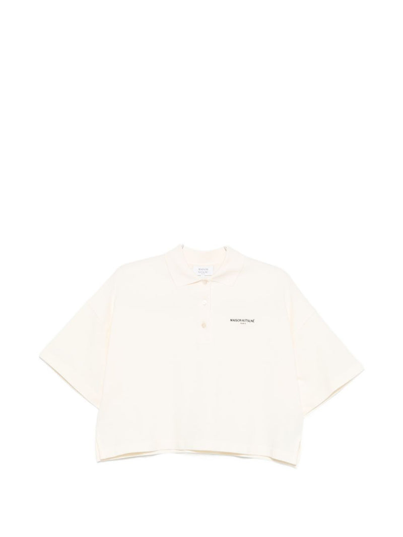 Maison Kitsuné Maison Kitsuné Oversized cotton polo shirt