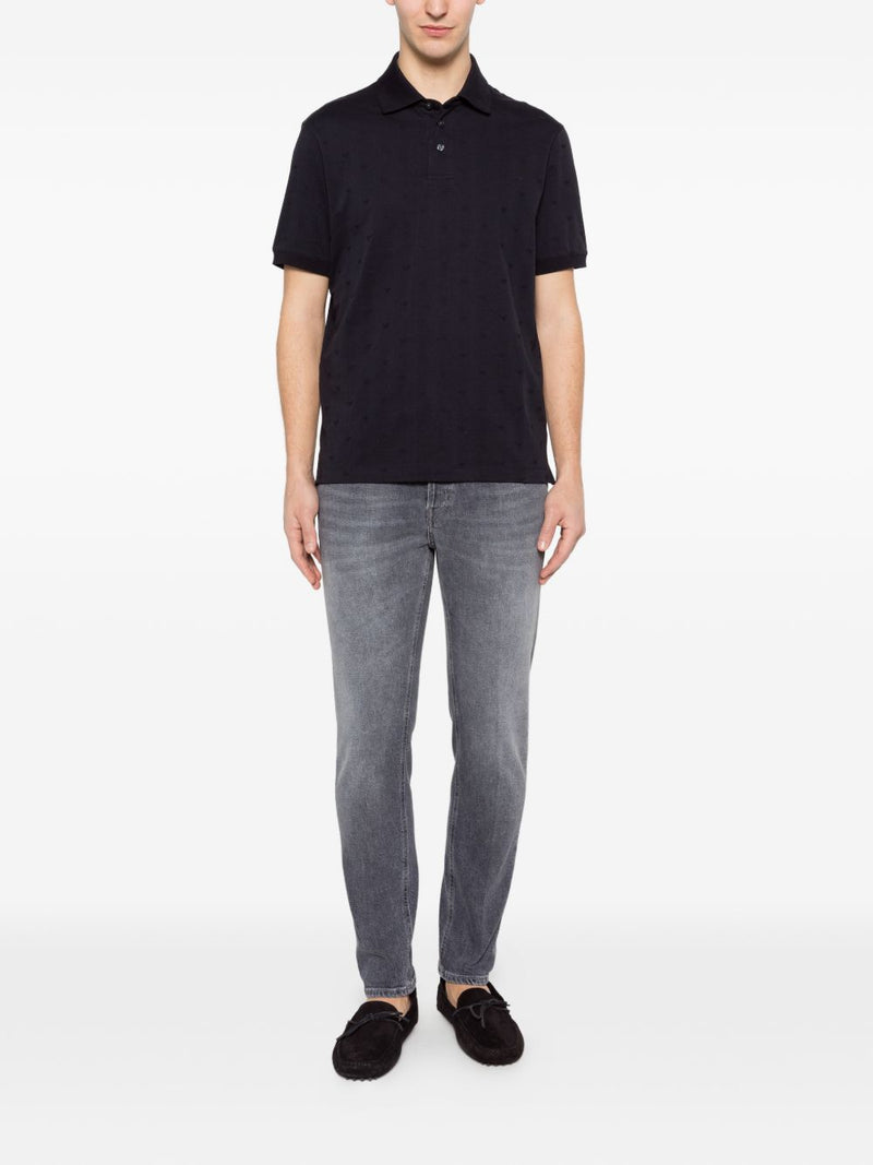 Emporio Armani Emporio Armani Logo cotton polo shirt