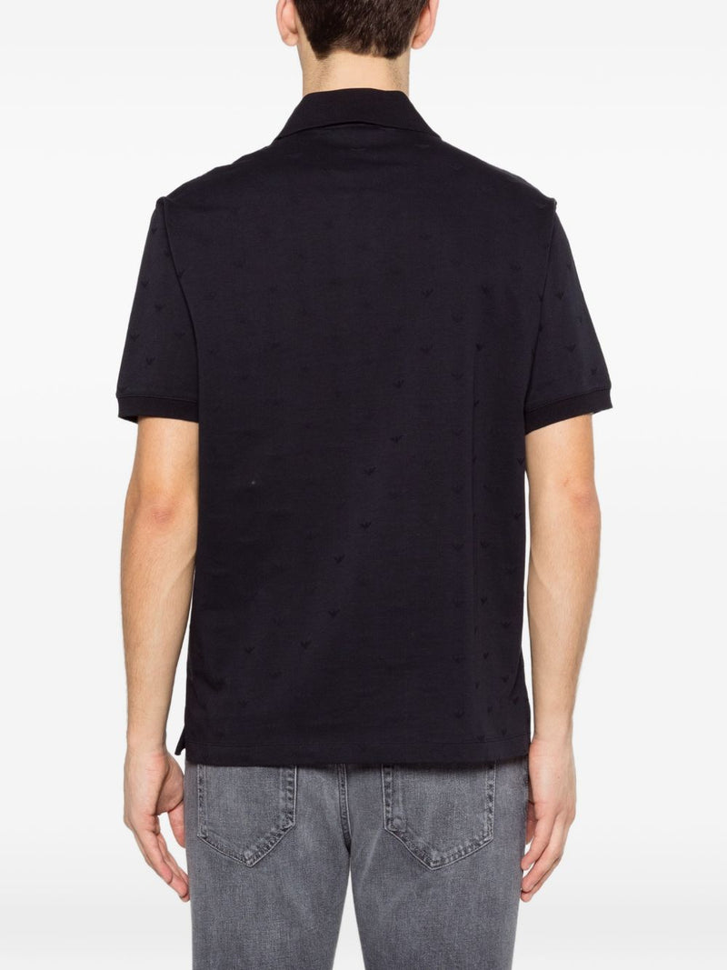 Emporio Armani Emporio Armani Logo cotton polo shirt