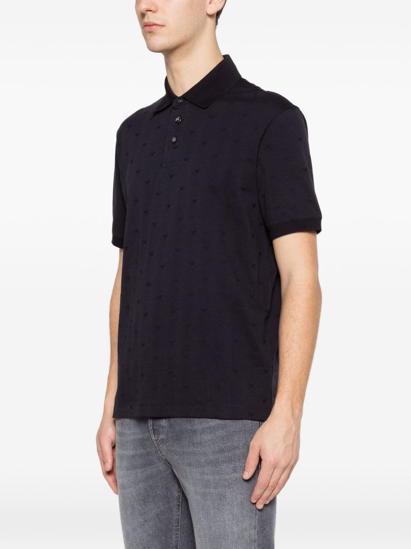 Emporio Armani Emporio Armani Logo cotton polo shirt