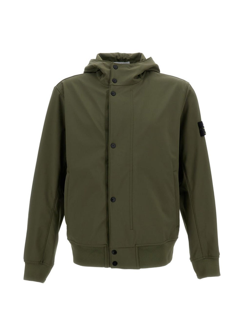 Stone Island Hooded blouson jacket | Urbalenti™ NYC