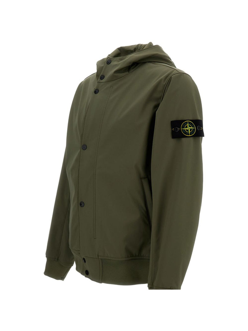 Stone Island Hooded blouson jacket | Urbalenti™ NYC