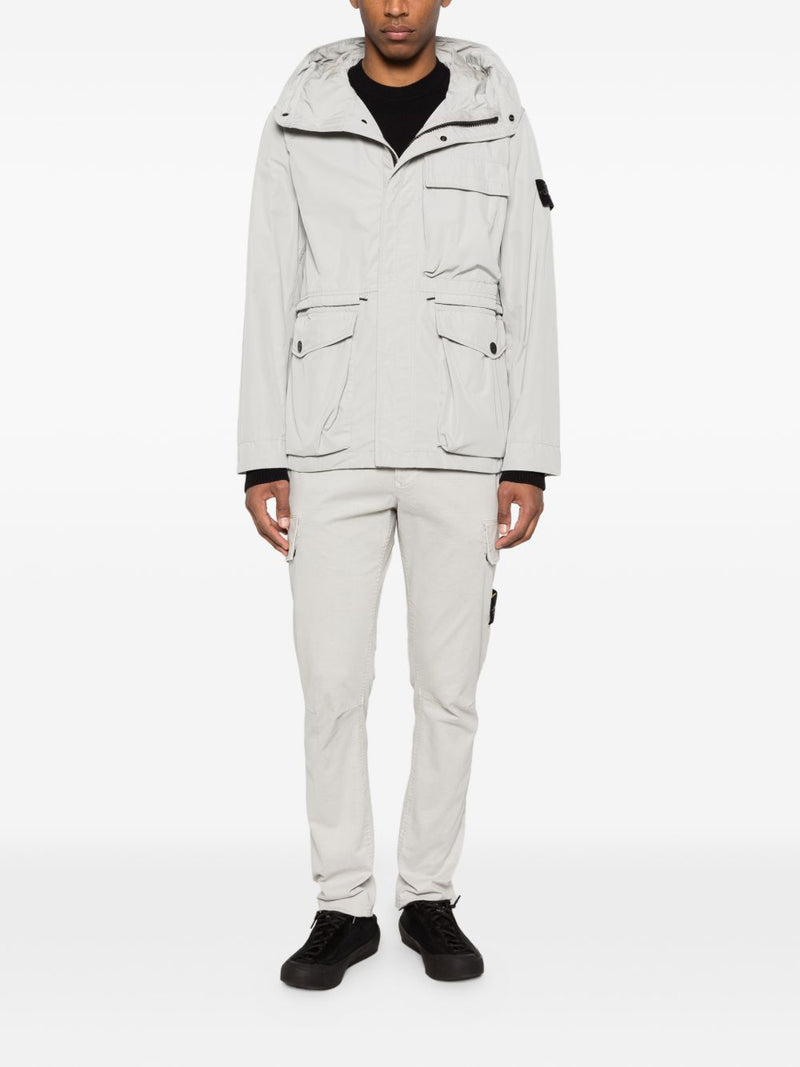 Stone Island Logo cotton crewneck sweater | Urbalenti™ NYC